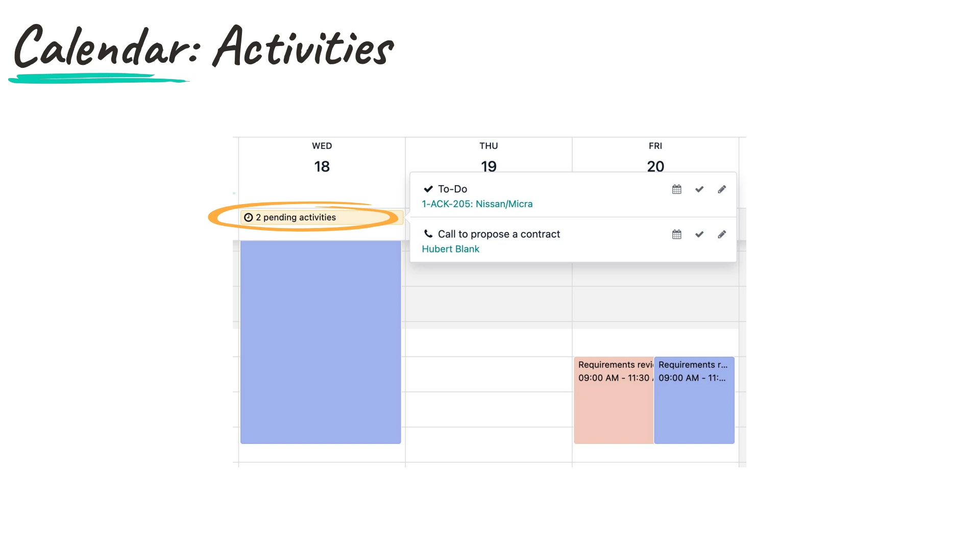 Productivity Feature