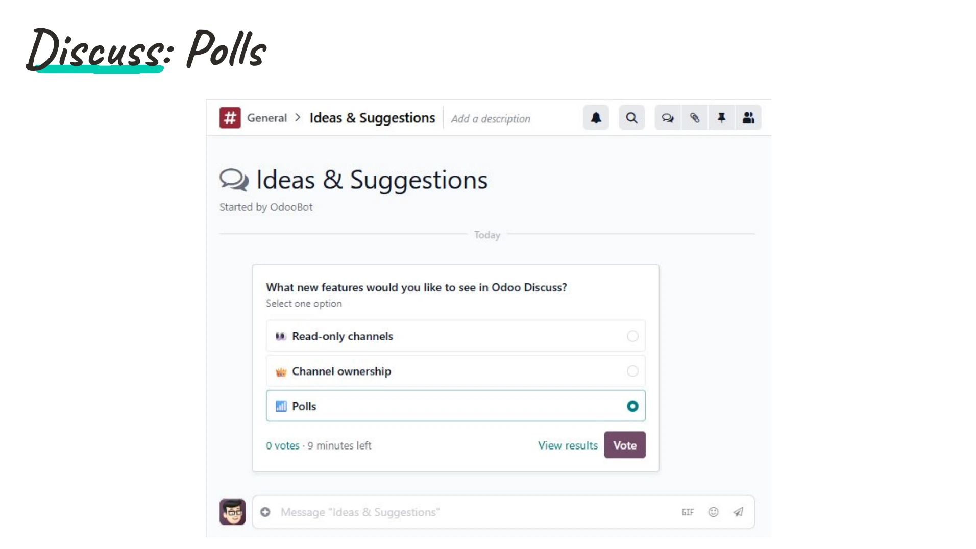 Productivity Feature