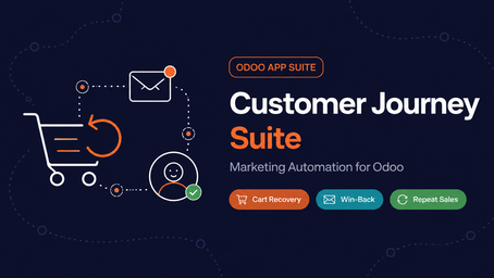 Customer Journey Suite dashboard in Odoo
